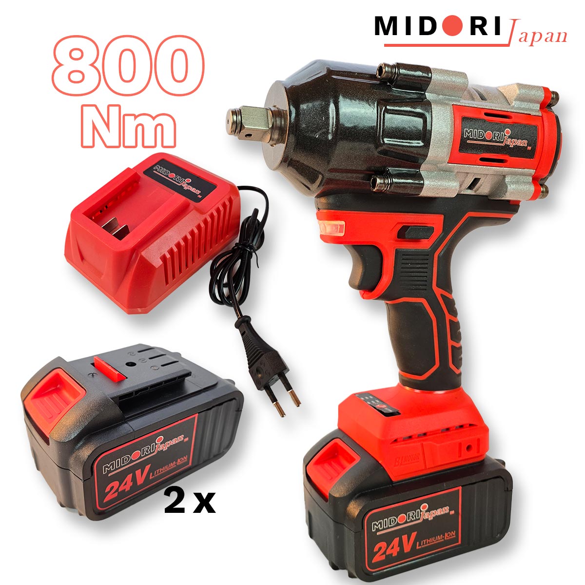 Midori Japan akumulatorski udarni vijačnik 21V 800Nm