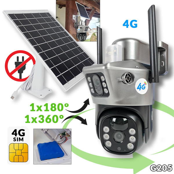 4G solarna dvostruka kamera G205