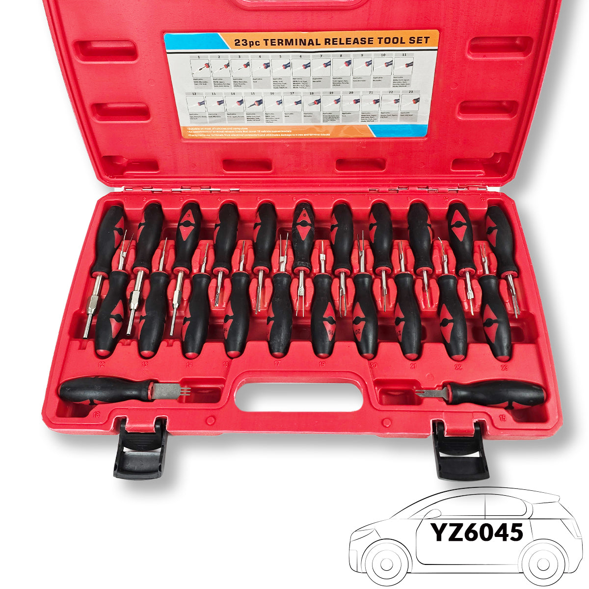 22-delno orodje za sprostitev sponk YZ6045