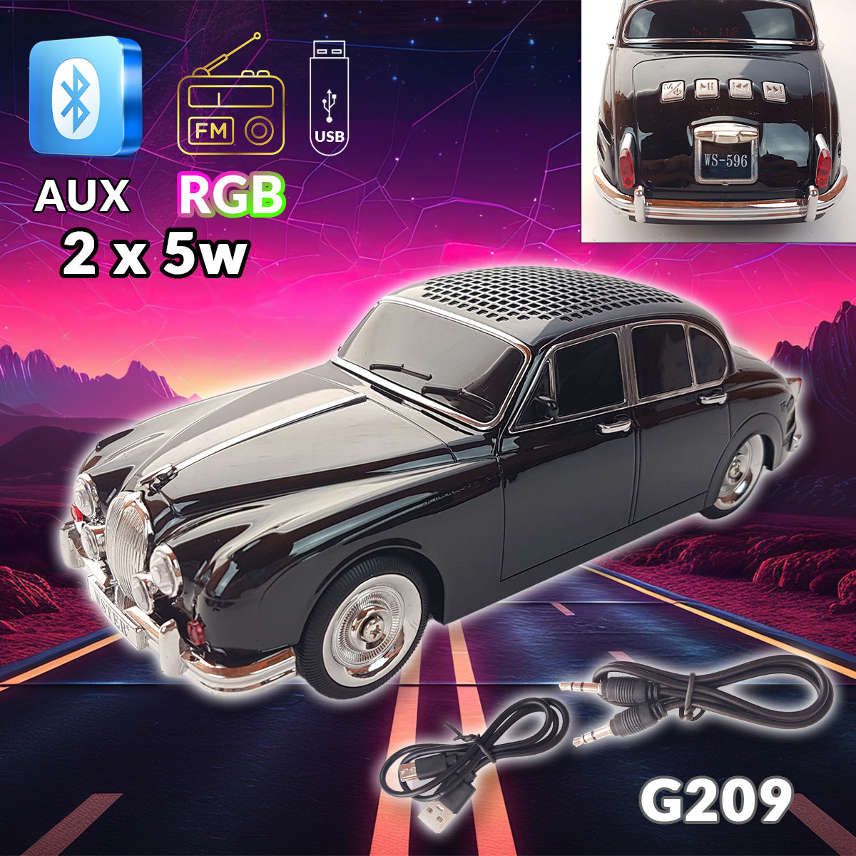 Bluetooth zvočnik Car G209