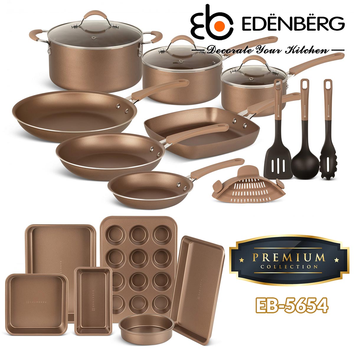 Edenberg set posuđa 20 dijelni set - Premium 5654