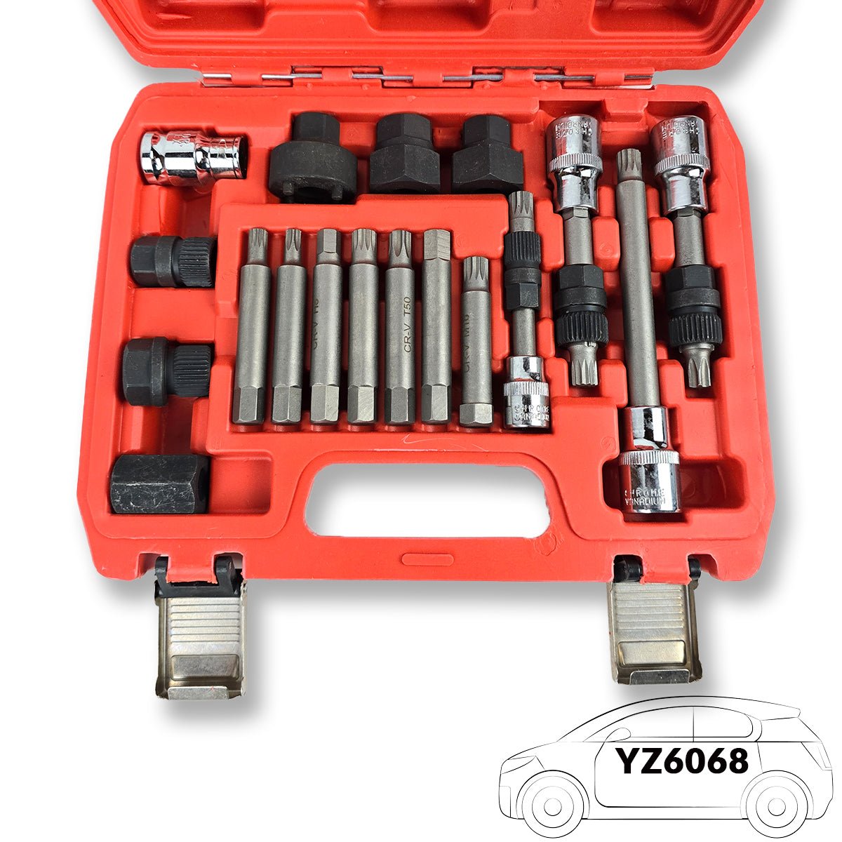 YZ6068 18-delni komplet orodja za popravilo alternatorja