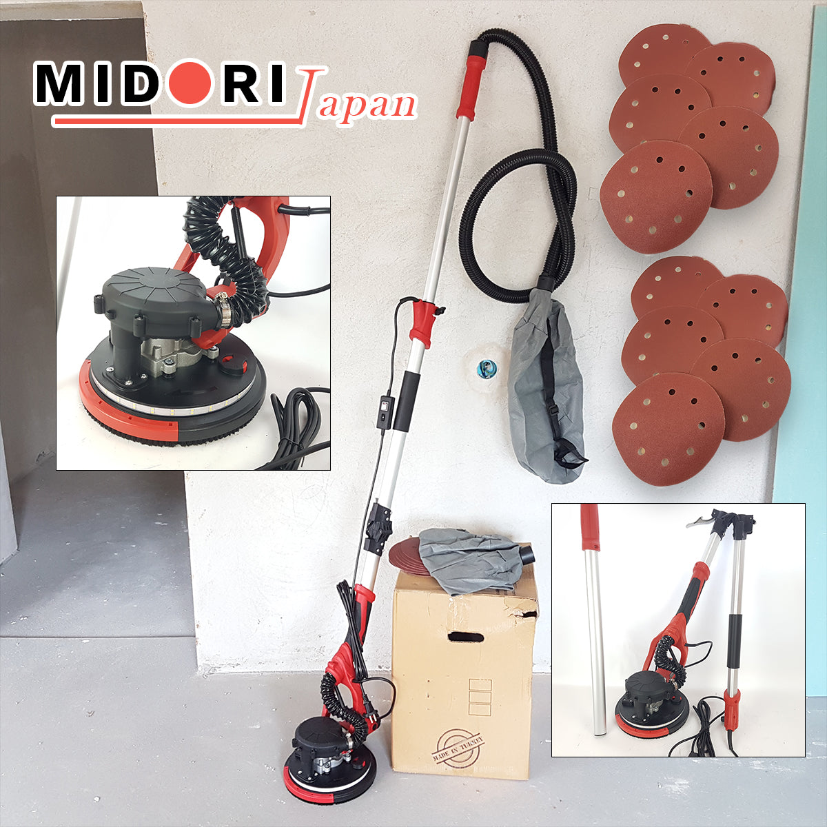 Midori Japan žirafa za brušenje sten XXL